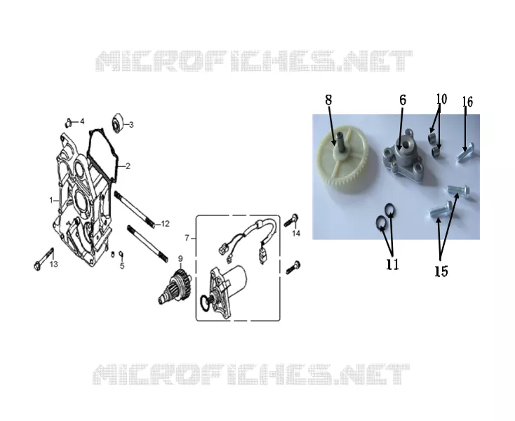 OIL PUMP / STARTER MOTOR