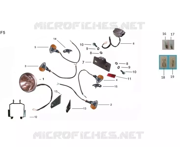 TAIL LIGHT / HEADLIGHT / INDICATORS
