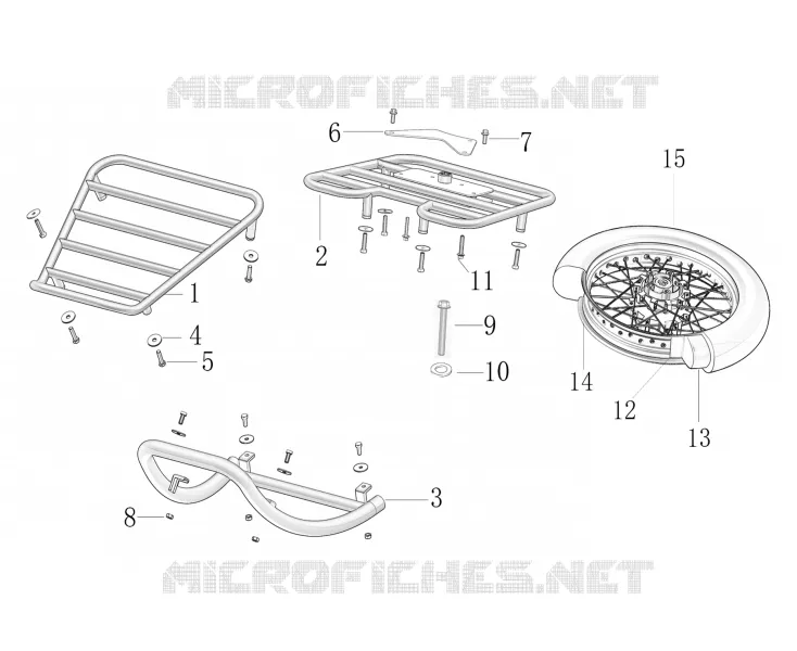 CARRIER / SPARE WHEEL