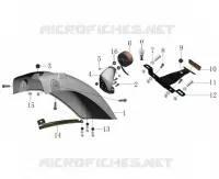 REAR MUDGUARD / TAIL LIGHT