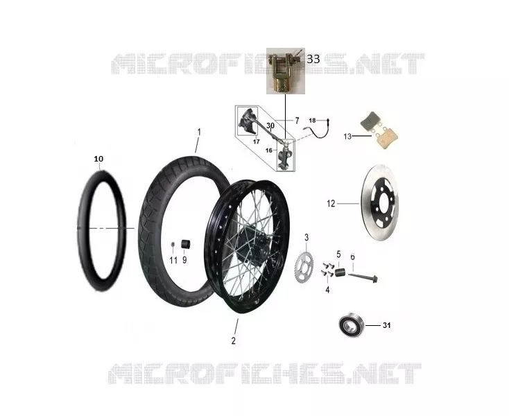 REAR WHEEL / BRAKE