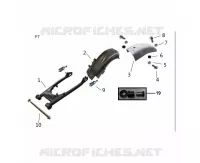 SWINGARM / REAR MUDGUARD