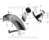 REAR MUDGUARD / TAIL LIGHT