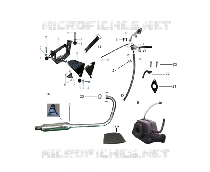 EXHAUST / AIR FILTER BOX