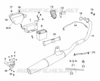 EXHAUST / AIR FILTER BOX / BATTERY