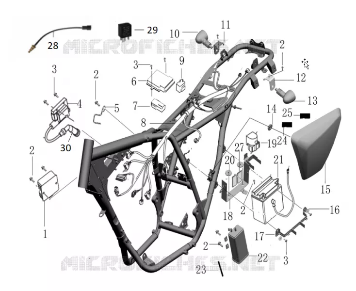 WIRING HARNESS / REAR INDICATOR