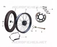 FRONT WHEEL / BRAKE