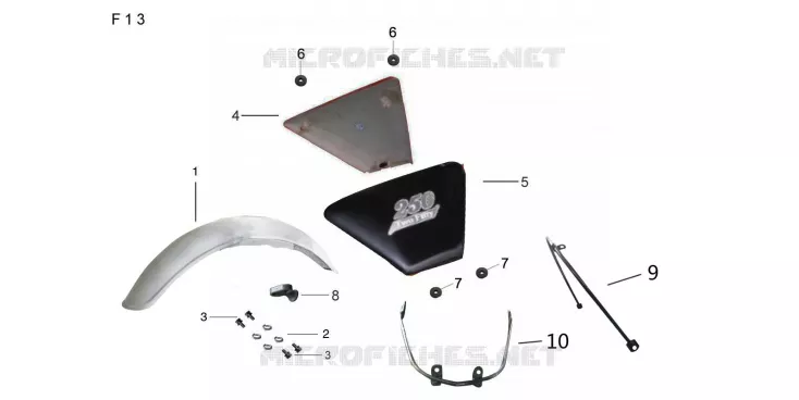 FRONT FENDER / SIDE PANELS