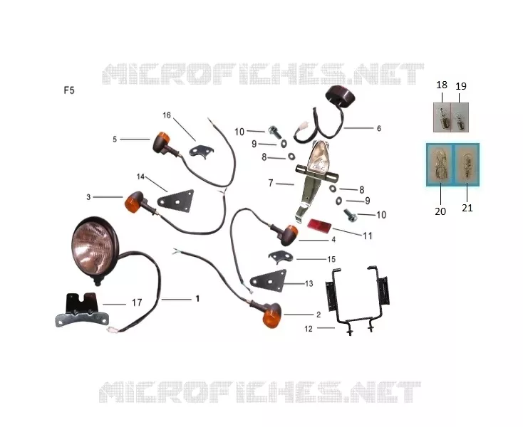 TAIL LIGHT / HEADLIGHT / INDICATORS