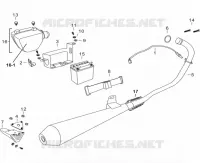EXHAUST / AIR FILTER BOX / BATTERY