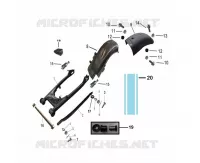 SWINGARM / REAR MUDGUARD