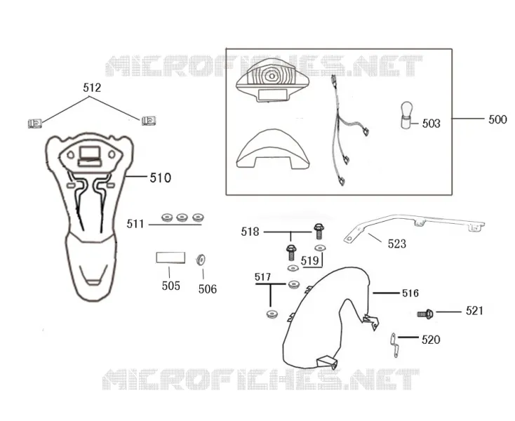 TAIL LIGHT / MUDGUARD