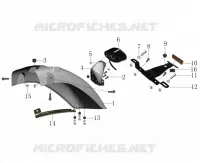 REAR MUDGUARD / TAIL LIGHT