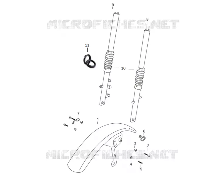 FRONT FORK / FRONT FENDER