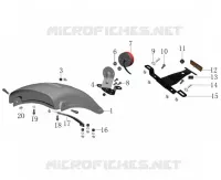 TAIL LIGHT / MUDGUARD
