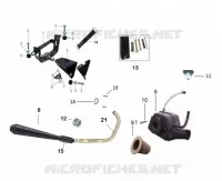 EXHAUST / AIR FILTER BOX / BATTERY MOUNT