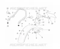 REAR MUDGUARD / TAIL LIGHT / INDICATORS