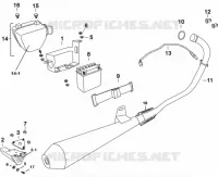 EXHAUST / AIR FILTER BOX / BATTERY