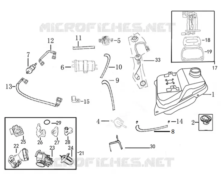 TANK / THROTTLE BODY