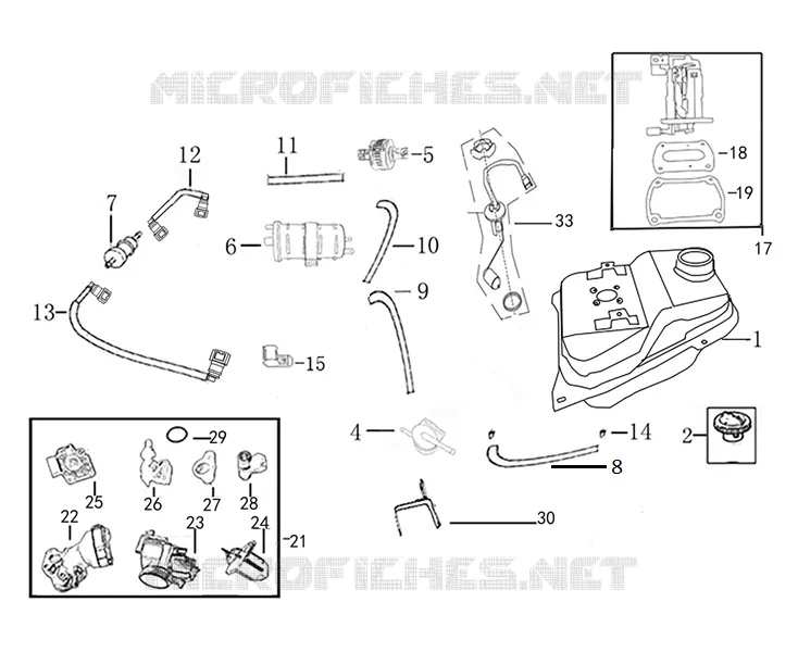 TANK / THROTTLE BODY