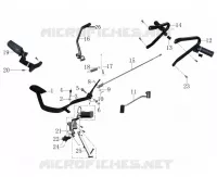 GEAR LEVER / KICKSTARTER / BRAKE PEDAL / FOOTRESTS
