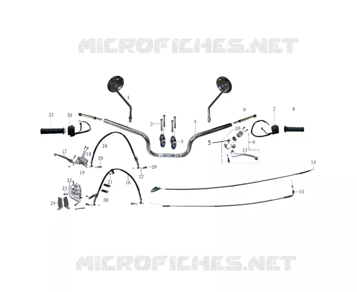 HANDLEBAR / SWITCHES / FRONT BRAKE