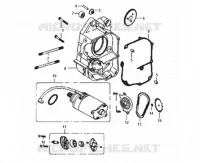 OIL PUMP / STARTER MOTOR / RIGHT CASING
