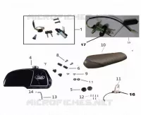 TANK / SEAT / KEY SET