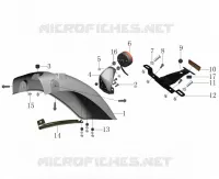 REAR MUDGUARD / TAIL LIGHT