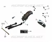 SWINGARM / REAR MUDGUARD