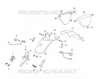 SIDE COVERS / REAR MUDGUARD / TAILLIGHT / INDICATORS