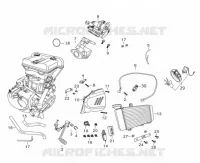 THROTTLE BODY / GEAR CHANGE PEDAL / RADIATOR