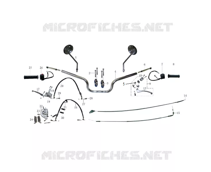 HANDLEBAR / SWITCHES / FRONT BRAKE
