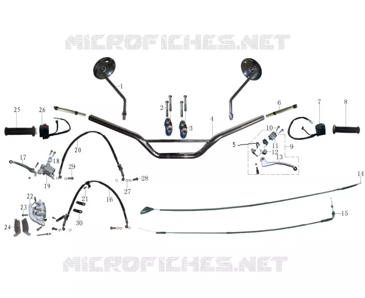 HANDLEBAR / SWITCHES / FRONT BRAKE