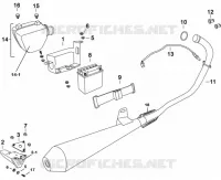 EXHAUST / AIR FILTER BOX / BATTERY