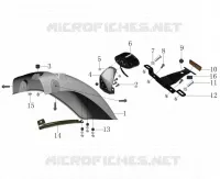 REAR MUDGUARD / TAIL LIGHT