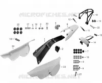 REAR MUDGUARD / SIDE PANELS / INDICATORS