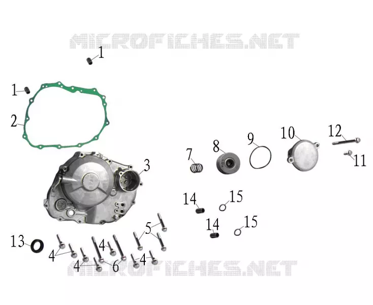 CLUTCH COVER / OIL FILTER