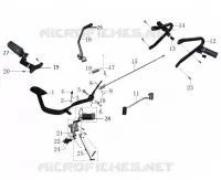 GEAR LEVER / KICKSTARTER / BRAKE PEDAL / FOOTRESTS