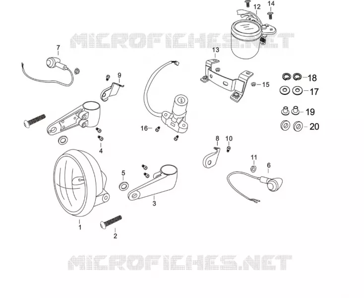 SPEEDOMETER / HEADLIGHT / INDICATORS