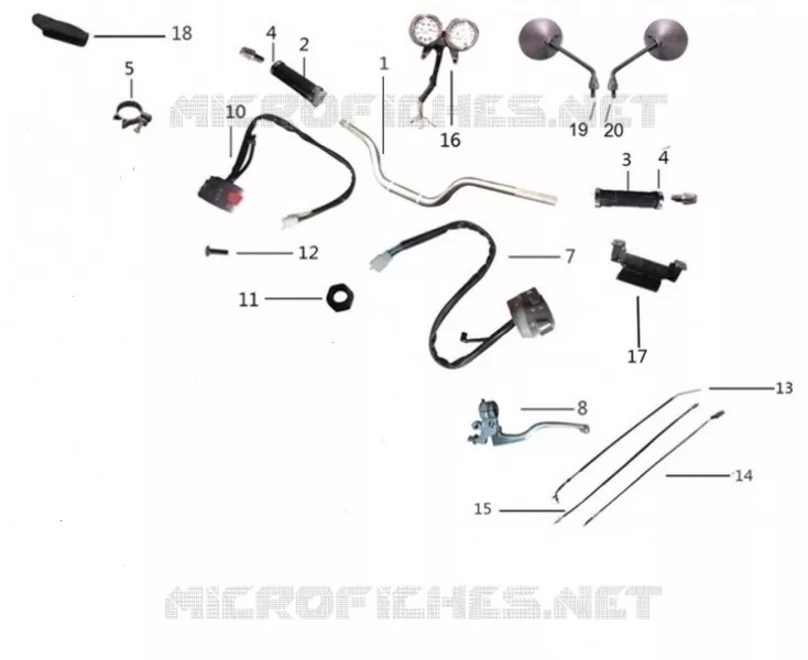 HANDLEBAR / SPEEDOMETER