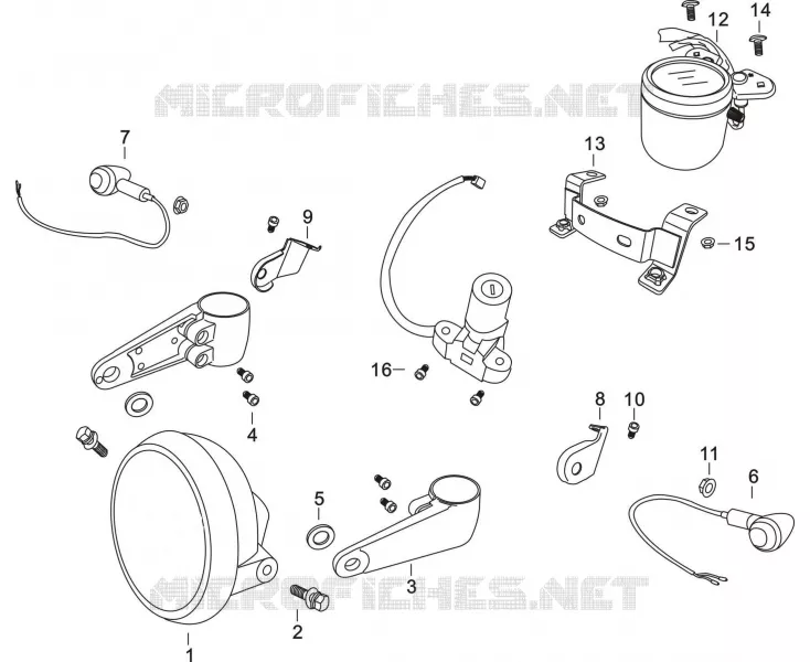 SPEEDOMETER / HEADLIGHT / INDICATORS