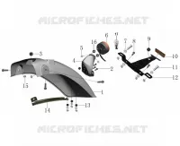 REAR MUDGUARD / TAIL LIGHT