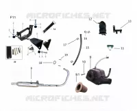 EXHAUST / AIR FILTER BOX / BATTERY MOUNT