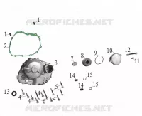 CLUTCH COVER / OIL FILTER