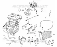 THROTTLE BODY / GEAR CHANGE PEDAL / RADIATOR