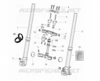 FRONT FORK / STEERING STEM