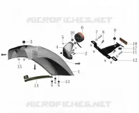 REAR MUDGUARD / TAIL LIGHT