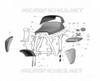 SIDE COVERS / SEAT / FRONT AND REAR MUDGUARD / TAILLIGHT