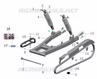 SWINGARM / SHOCK ABSORBER / CHAIN